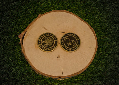 Limited Handcrafted & Laser Engraved Outer Wilds Themed Solid Metal Coins