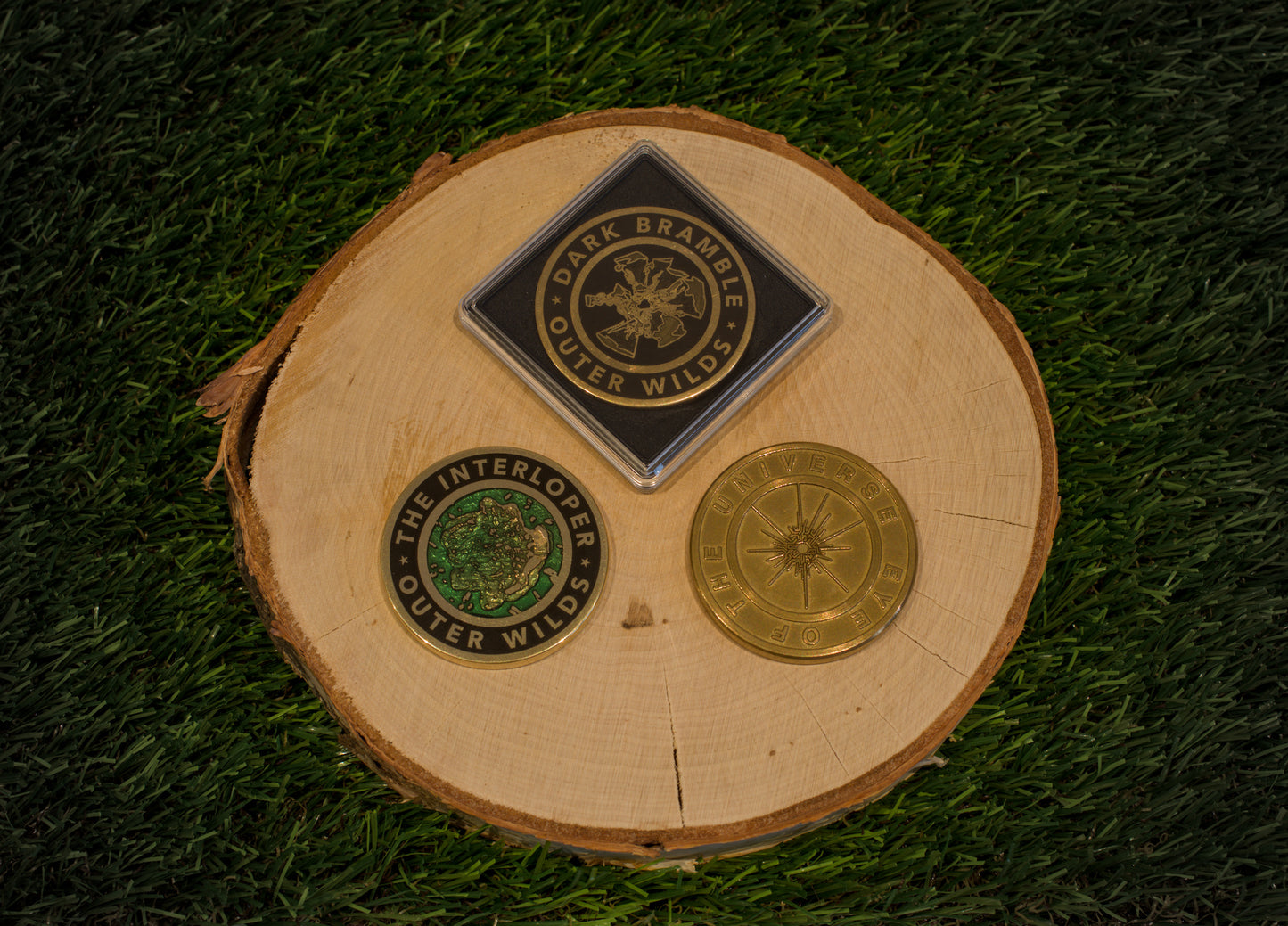 Limited Handcrafted & Laser Engraved Outer Wilds Themed Solid Metal Coins