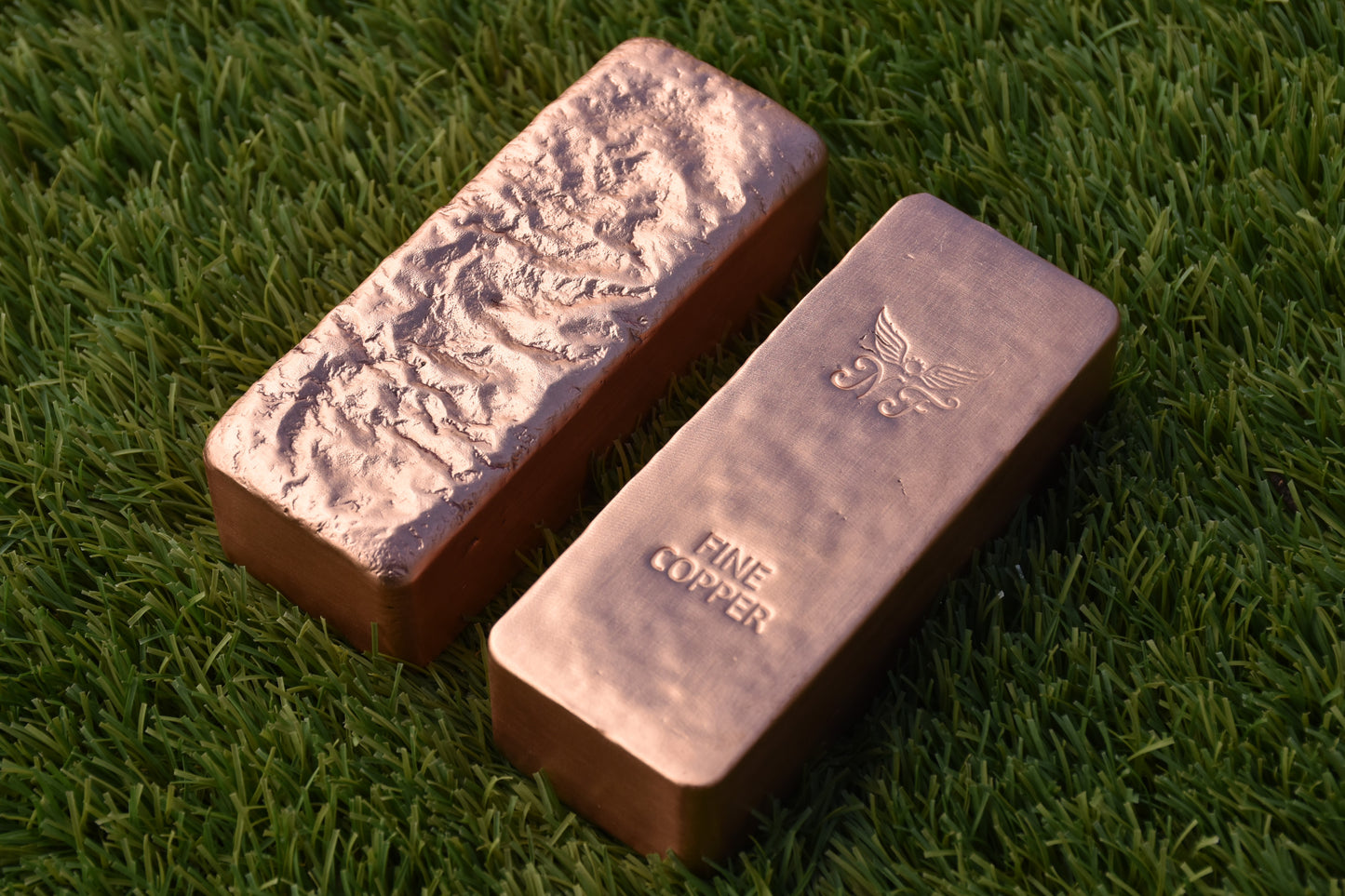 Rectangular 1kg (2.2lbs) Copper Ingots