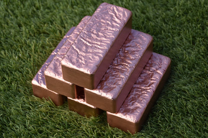 Rectangular 1kg (2.2lbs) Copper Ingots