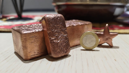 Small 100g (0.22lbs) Copper Ingots